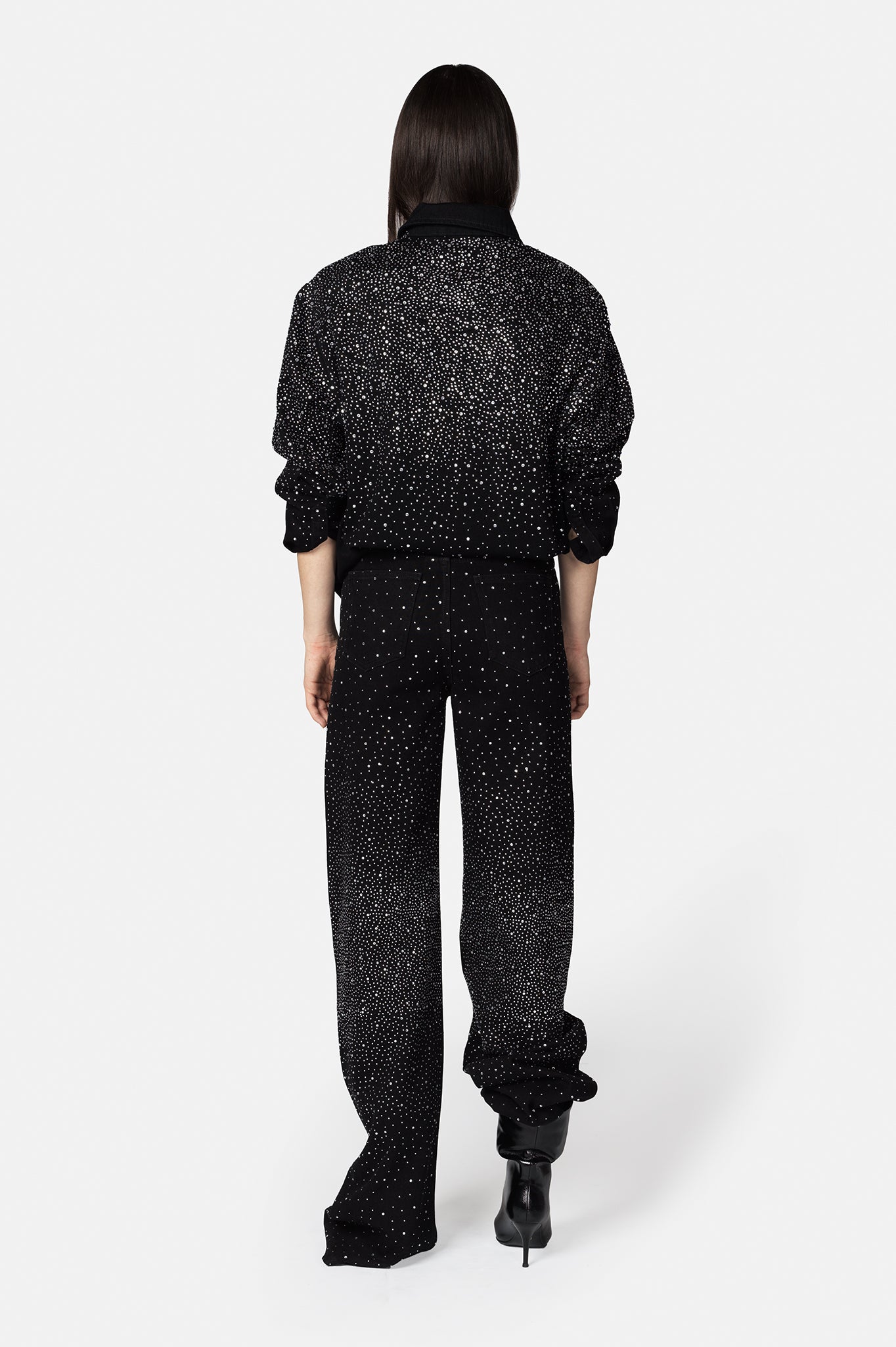 PANTALÓN ANSER NEGRO Y PLATA