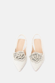 SLINGBACK ARENAL CREMA