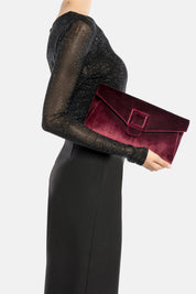 POCHETTE BEID TERCIOPELO CIRUELA