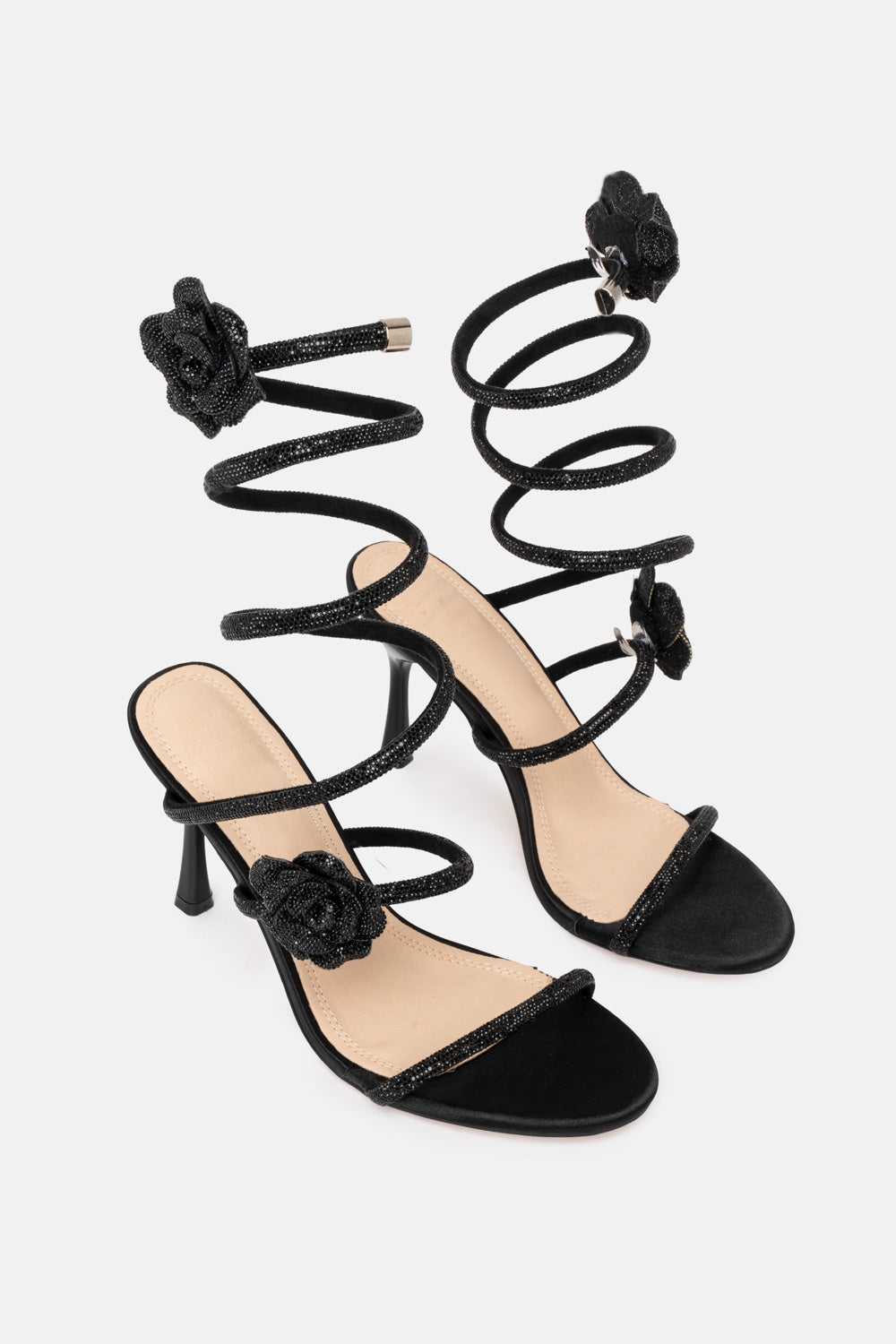 SANDALIAS CORAL NEGRO