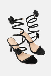 SANDALIAS CORAL NEGRO