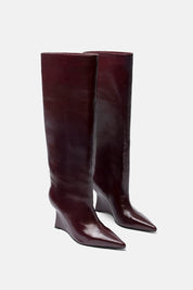 BOTA ALTA DIADEMA BORDEAUX