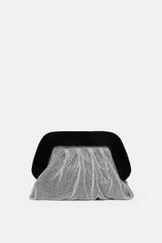 POUCH DORADO NERA-ARGENTO
