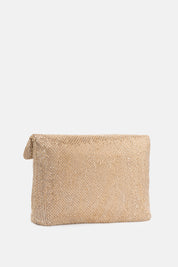 MAXI POUCH DUNHAM METAL ORO