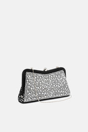 CLUTCH ELINEA NERO-GRIGIO