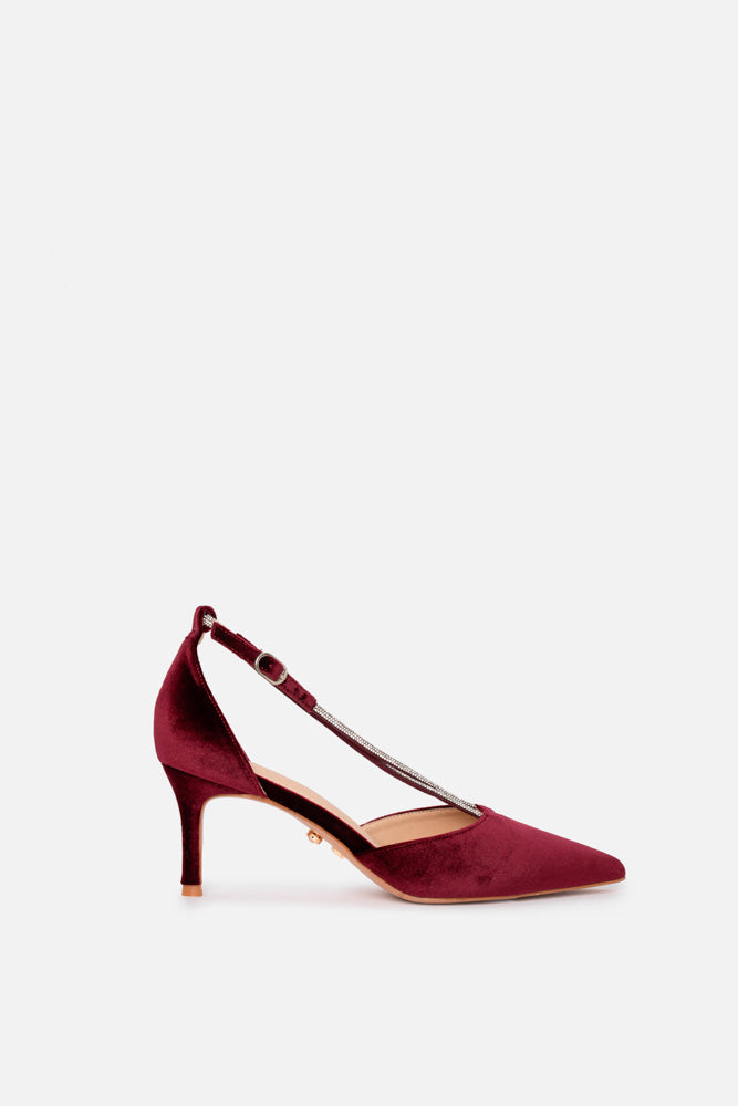 DECOLLETE FERIEL BORDEAUX
