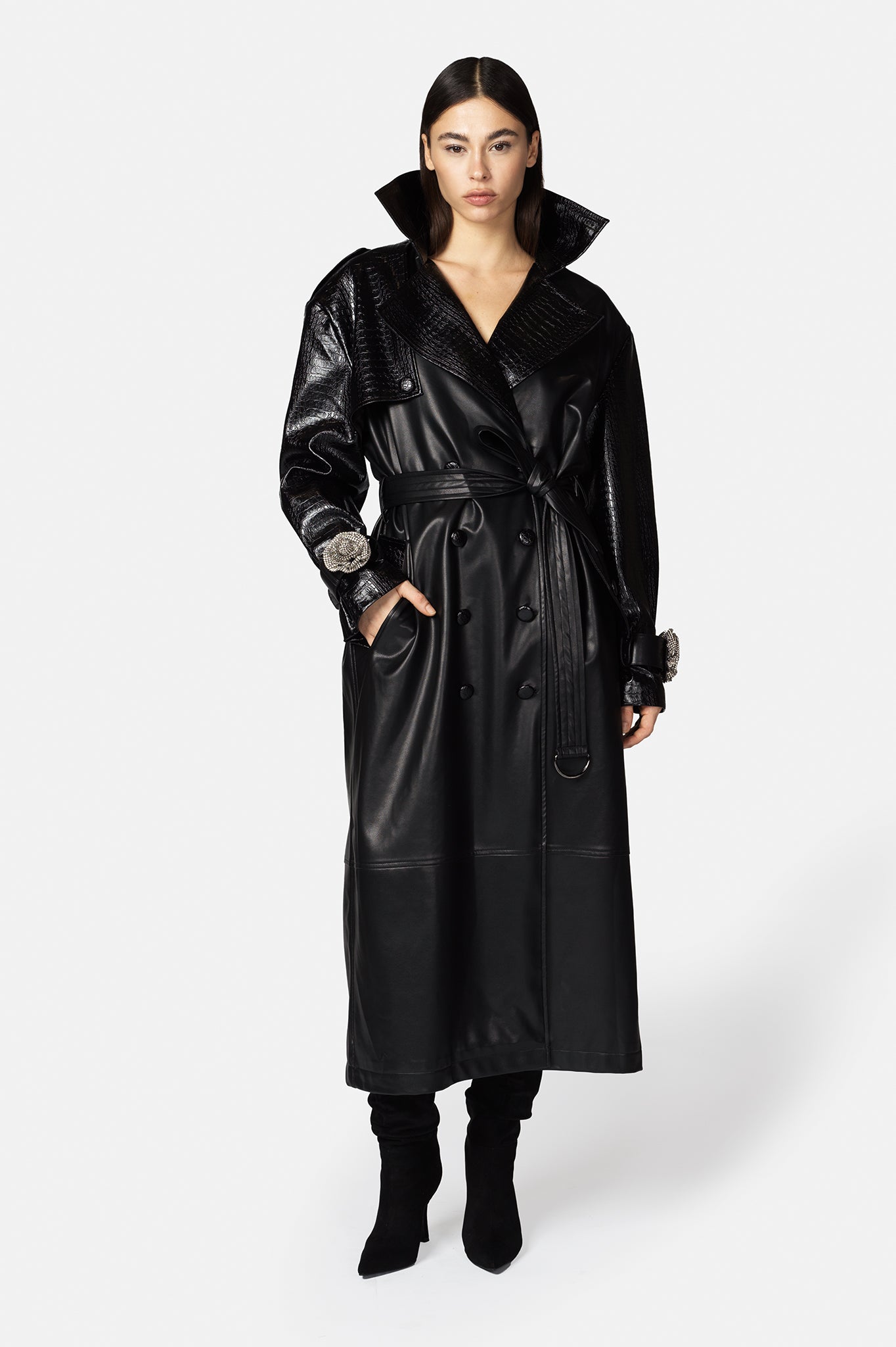 TRENCH GIZEM NEGRO