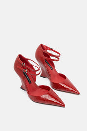 DECOLLETE ISKA ROSSO