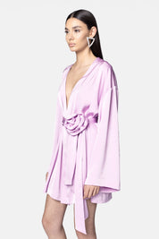 Vestido kimono lima lilla