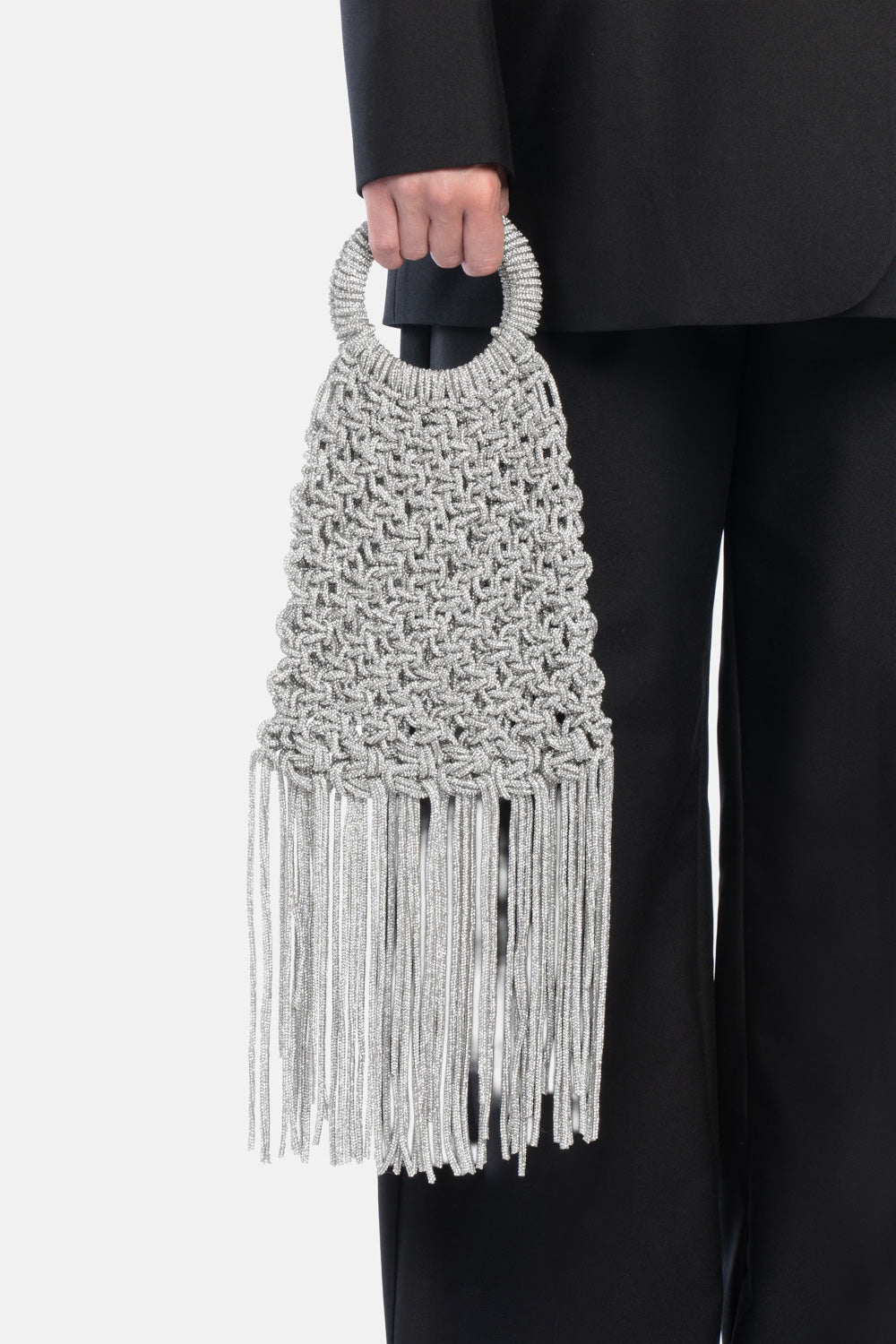 HAND BAG MARONTI ARGENTO