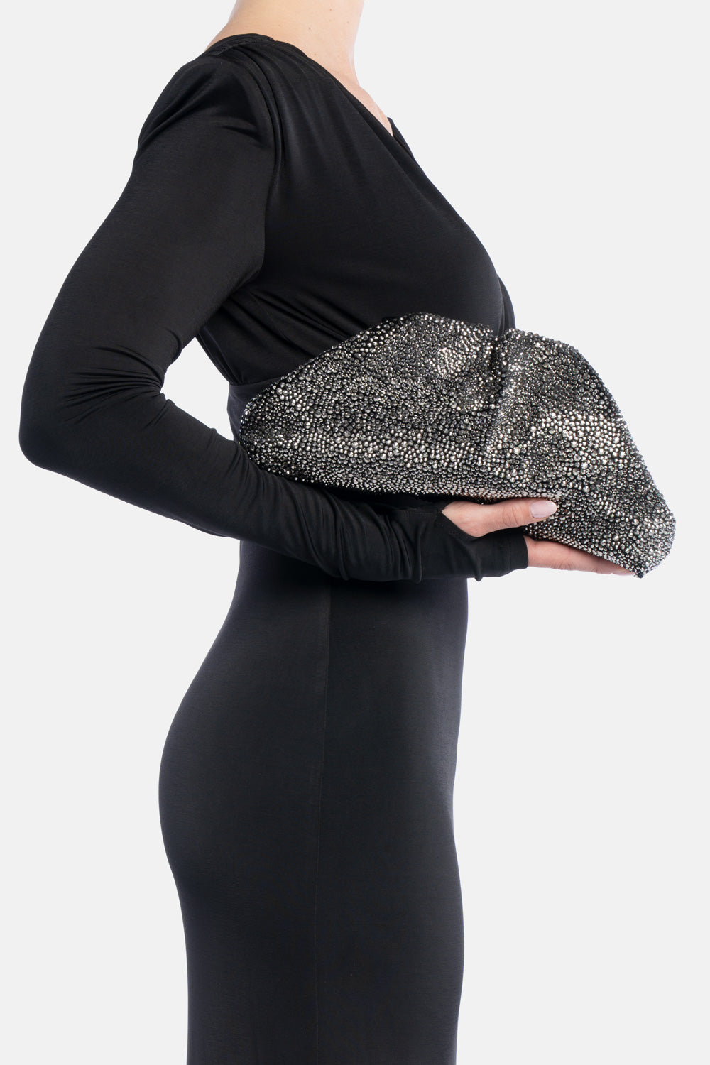 POCHETTE MIRACH NERA-GRIGIA