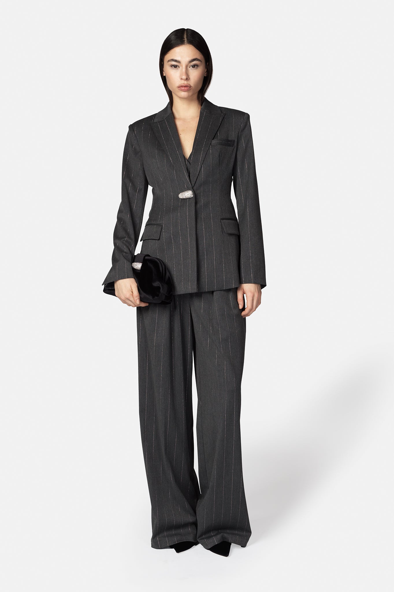 Chaqueta Norma Gris Lurex