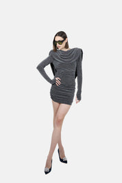 Vestido Mini "Opi" Plata