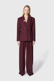 PLOVRA PANTALONE BORDEAUX