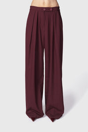 PLOVRA PANTALONE BORDEAUX