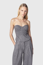 QUIRA TOP GRIGIO