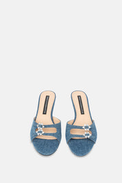 MULE SABAUDIA DENIM