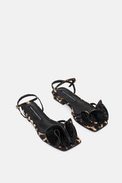SANDALIAS VARELA ANIMAL PRINT