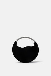 BOLSO MINI DE TERCIOPELO MERCURIO NEGRO