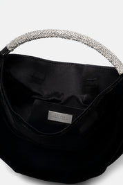 BOLSO MINI DE TERCIOPELO MERCURIO NEGRO