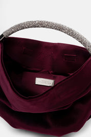 BOLSO MINI TERCIOPELO MERCURY PRUGNA