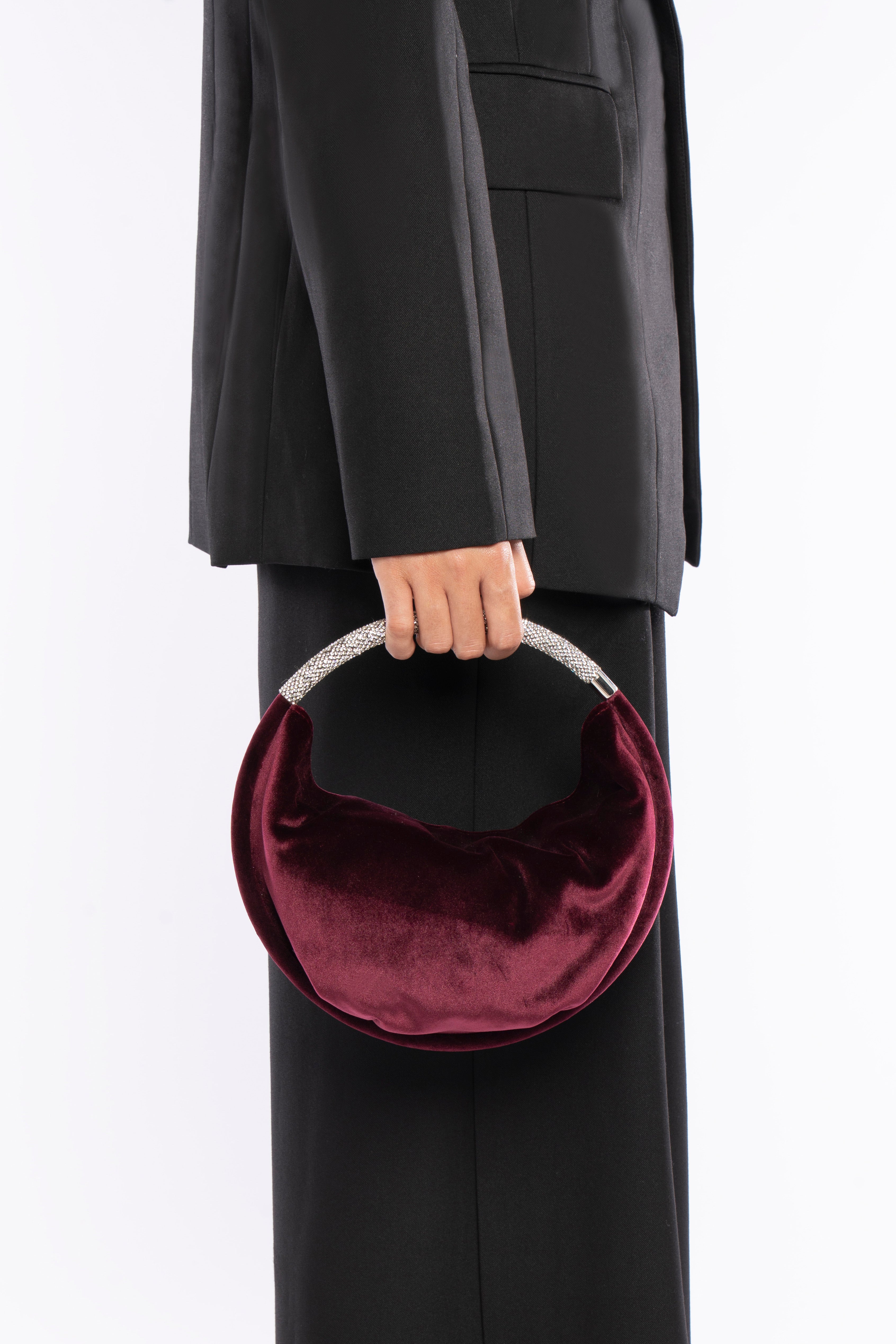 BOLSO MINI TERCIOPELO MERCURY PRUGNA