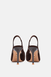 SLINGBACK VARNE' MARRONE