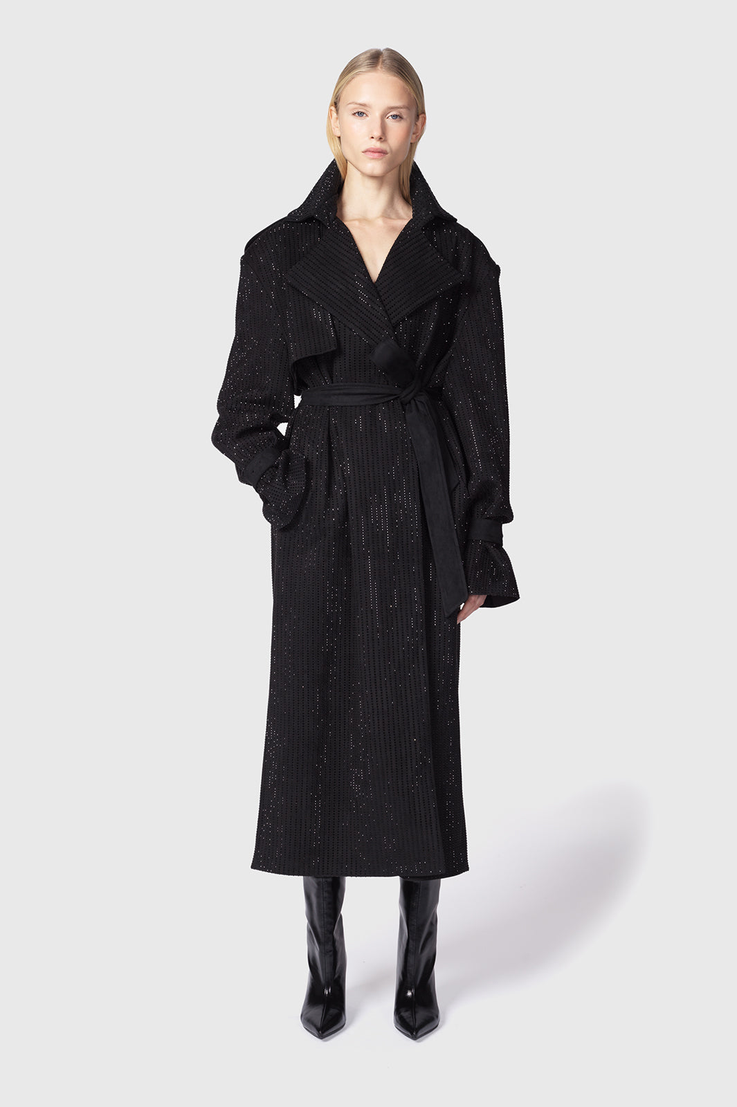 TRENCH VELIA NERO