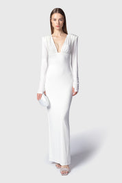VESTIDO LARGO AYSEN BLANCO