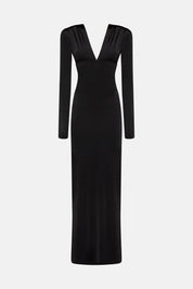 VESTIDO LARGO AYSEN NEGRO
