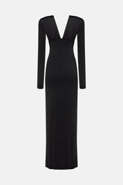 VESTIDO LARGO AYSEN NEGRO