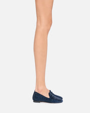 Syara – ballerina blu | TWENTYFOURHAITCH – indossata dalla modella