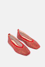 Zyrel – ballerina rossa | TWENTYFOURHAITCH – vista tre quarti