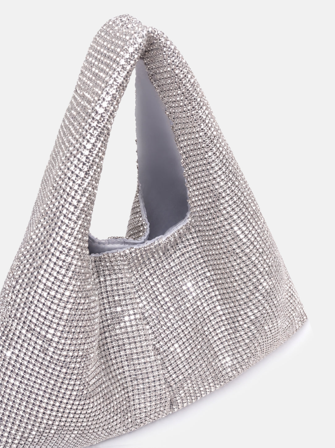 Borsa Parks argento TWENTYFOURHAITCH, dettaglio apertura.