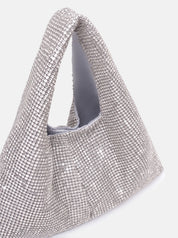 Borsa Parks argento TWENTYFOURHAITCH, dettaglio apertura.