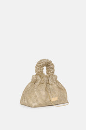 Angel Aura – borsa pouch oro | TWENTYFOURHAITCH – vista laterale