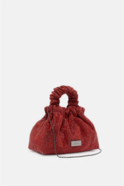 Angel Aura – borsa pouch rossa | TWENTYFOURHAITCH – vista laterale