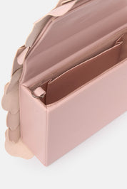 BOLSO DE MANO CALETA NUDE
