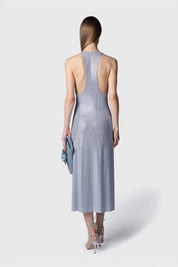 VESTIDO MIDI CATBA PLATA PLATA