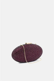 Indare – clutch bordeaux | TWENTYFOURHAITCH – vista laterale