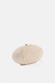 Indare – clutch oro | TWENTYFOURHAITCH – vista laterale