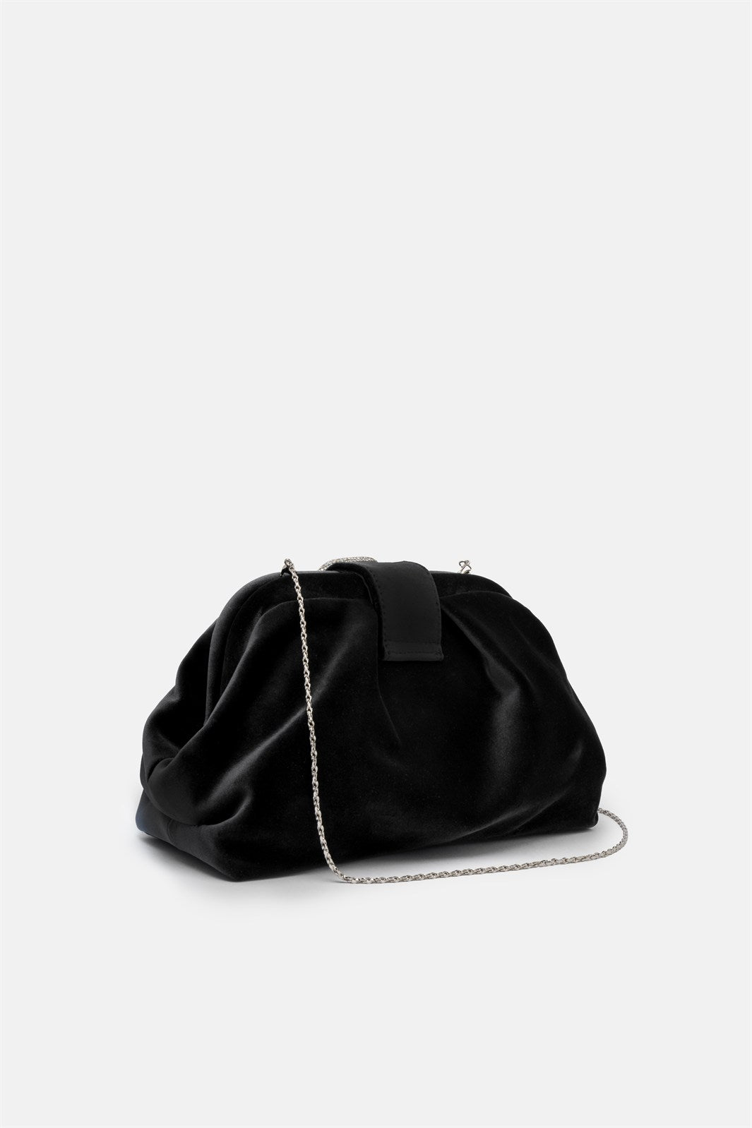 Kyreth – clutch nera | TWENTYFOURHAITCH – vista laterale