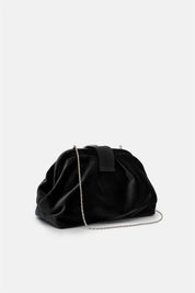 Kyreth – clutch nera | TWENTYFOURHAITCH – vista laterale