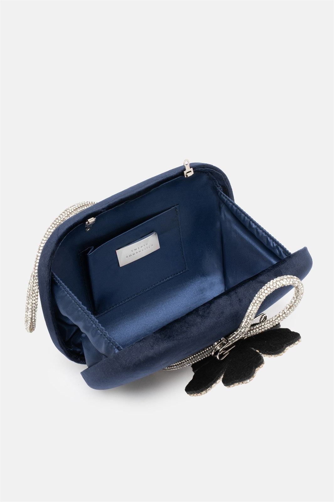 Vorla – clutch blu | TWENTYFOURHAITCH – dettaglio
