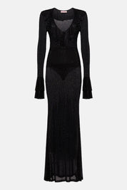 VESTIDO LARGO COVE NEGRO