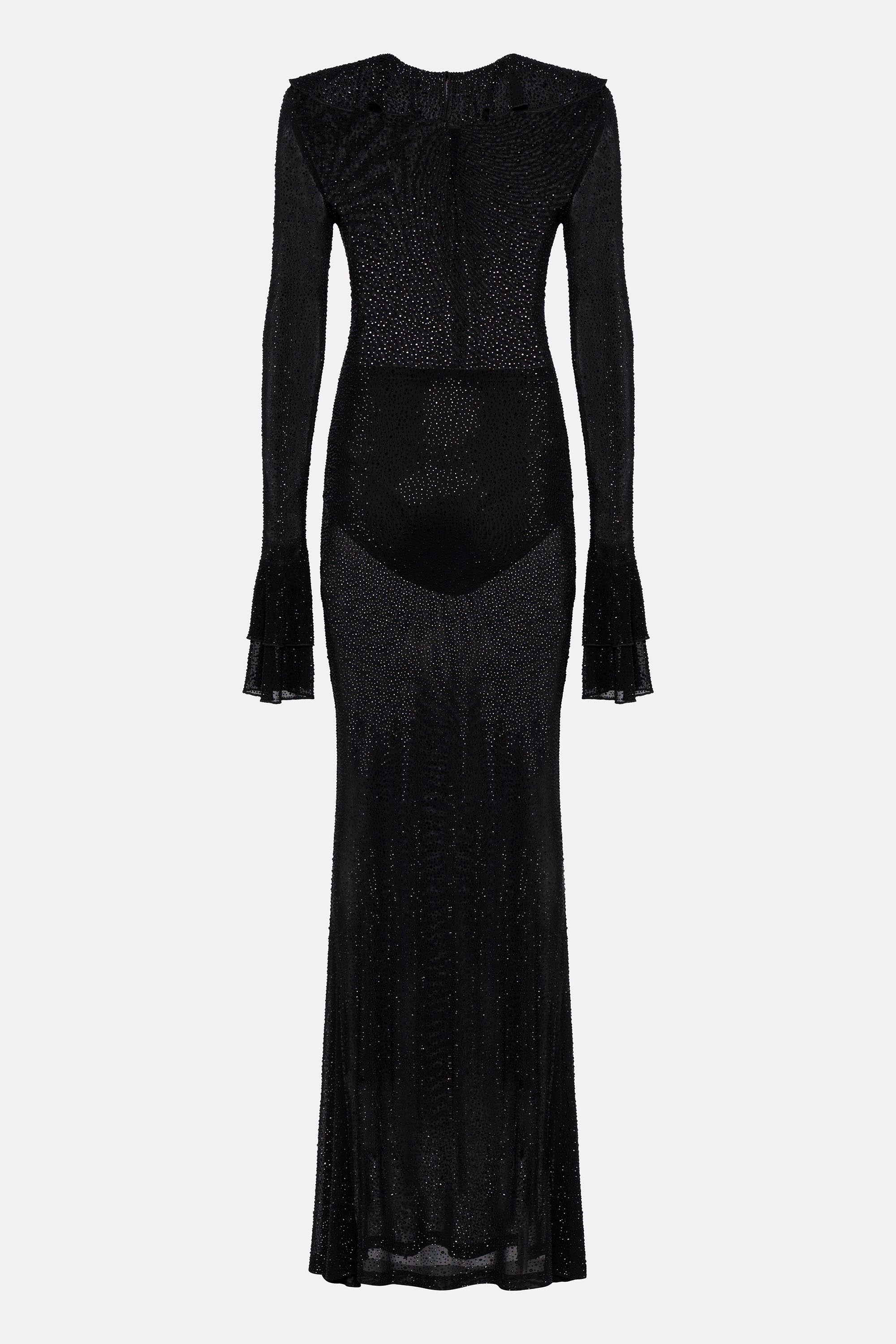 VESTIDO LARGO COVE NEGRO