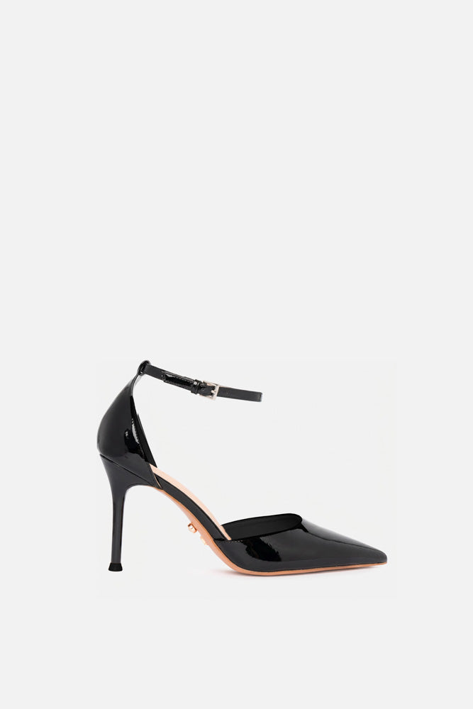 Briala – décolleté nero | TWENTYFOURHAITCH – vista laterale