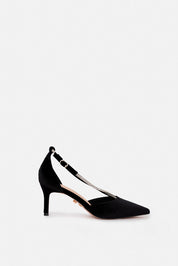 Feriel – décolleté nero | TWENTYFOURHAITCH – vista laterale