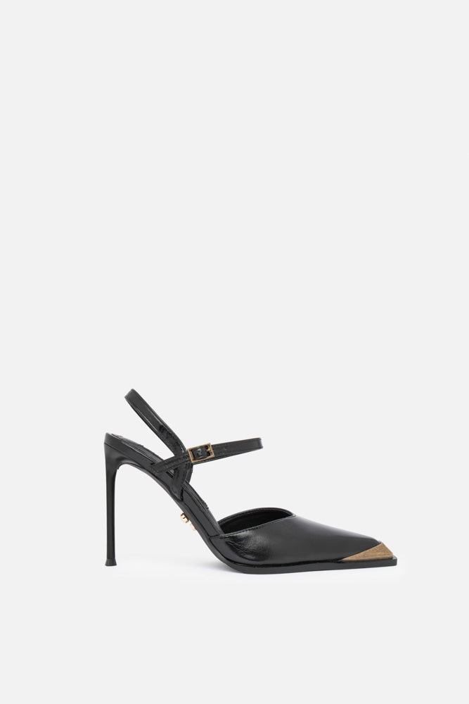 Jureth – décolleté nero | TWENTYFOURHAITCH – vista laterale