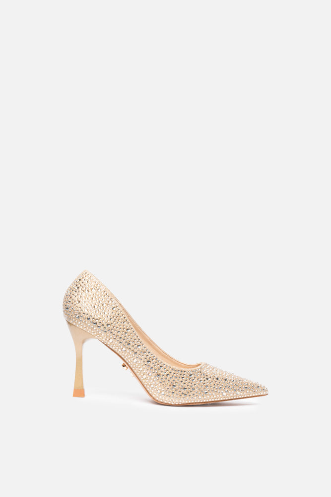 Teylor – décolleté oro | TWENTYFOURHAITCH – vista laterale